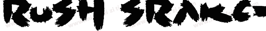 RUSH SRAKC字体转换